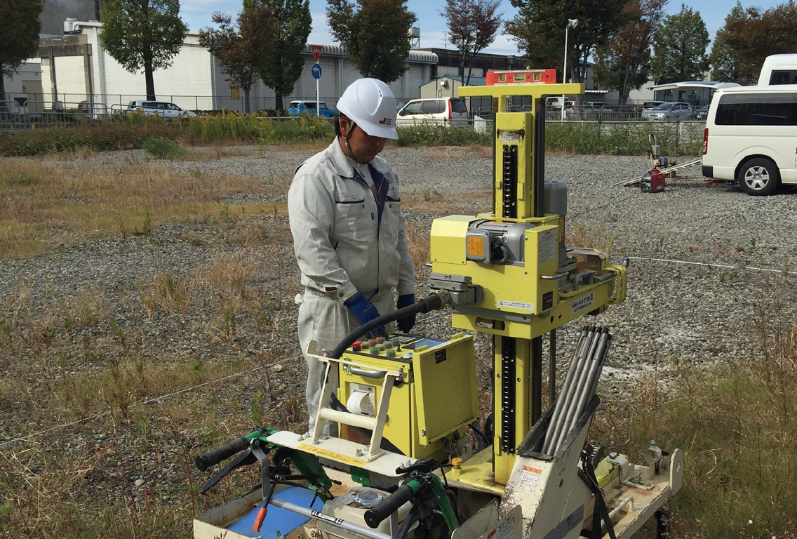 地盤調査の画像