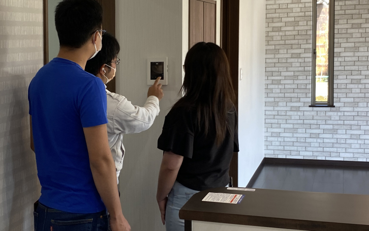 施主様立会い検査の画像